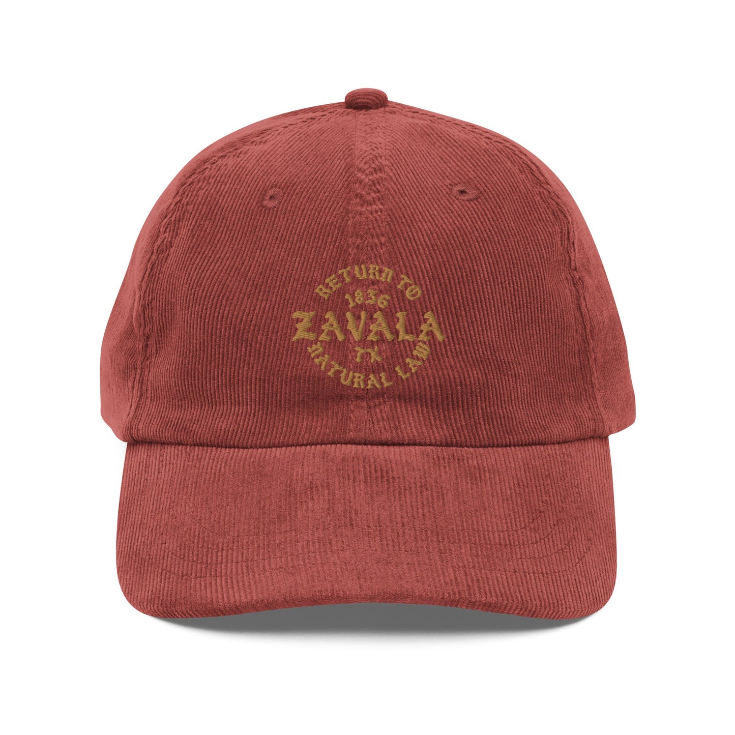 Natural Law Corduroy Hat - Zavala 1836