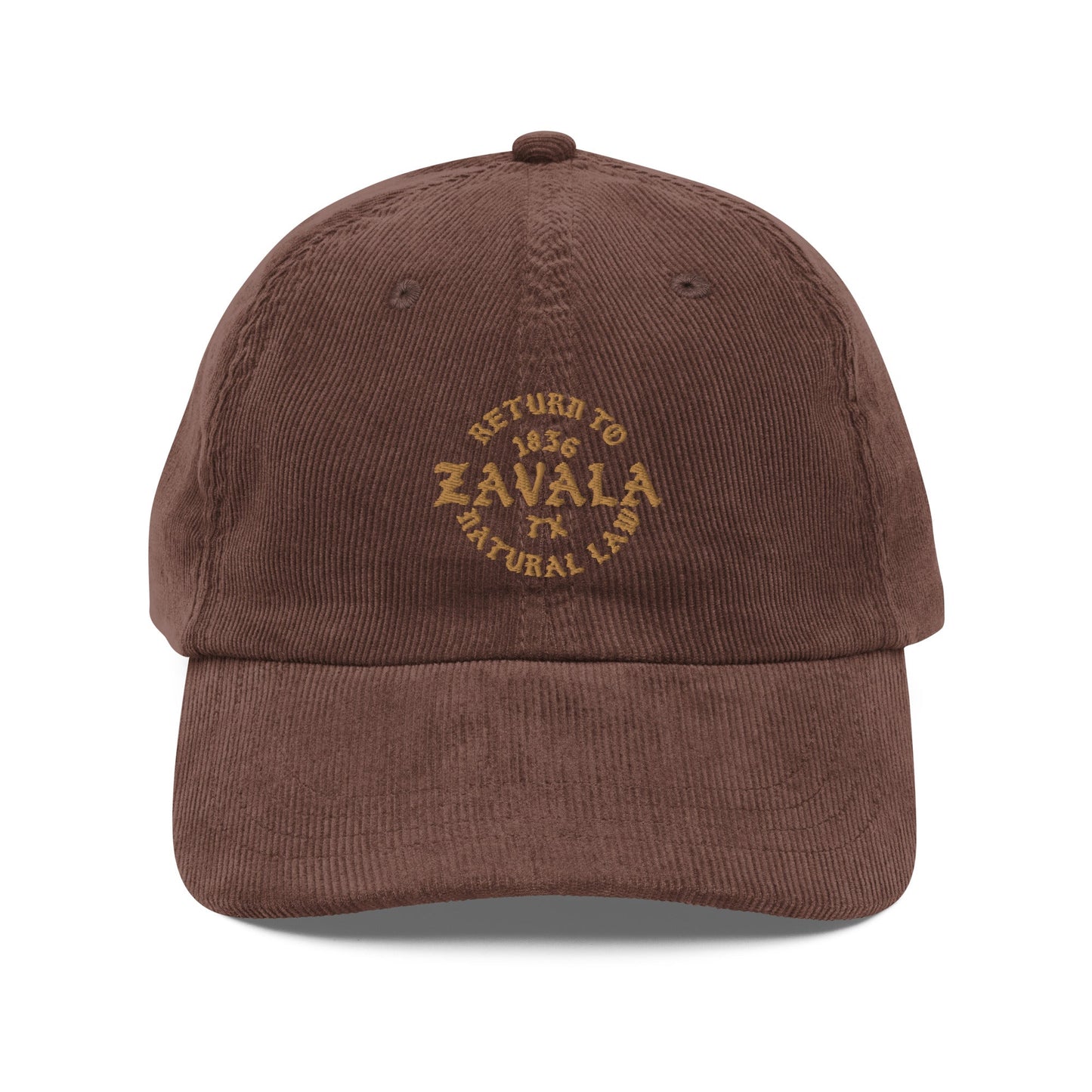 Natural Law Corduroy Hat - Zavala 1836