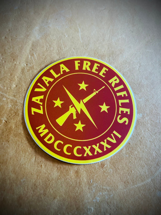 Zavala Free Rifles Slap - Zavala 1836